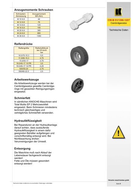 Cambridgewalze CW-B 51/1090-1207 - Knoche  Maschinenbau GmbH