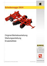 Scheibenegge DX/H - Knoche Maschinenbau GmbH