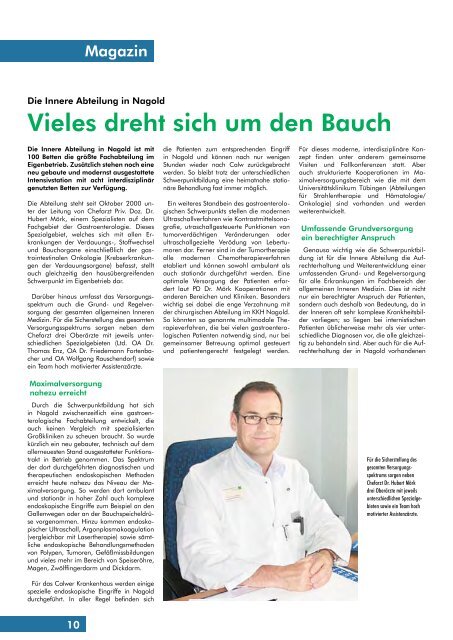 Stürze vermeiden – Mobilität erhalten - Klinikverbund Südwest GmbH