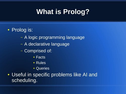 Introduction to SWI-Prolog & Its Graphical Tracer Programming ...