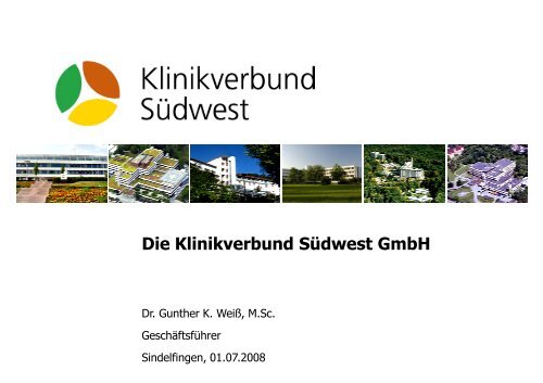 Kvsw-Vorstellung small  080701 ST - Klinikverbund Südwest ...