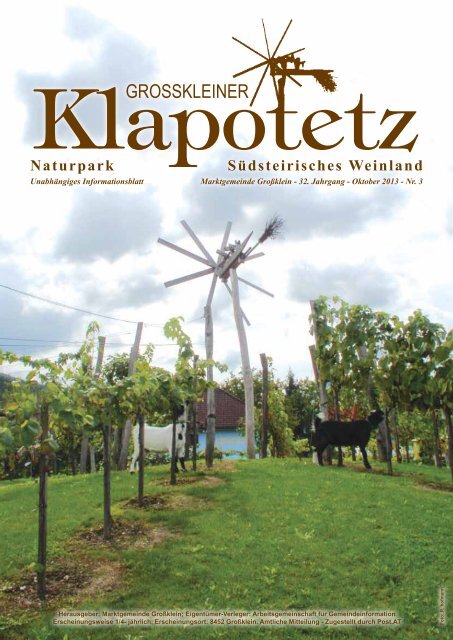 Ausgabe III 2013 - Marktgemeinde GroÃŸklein