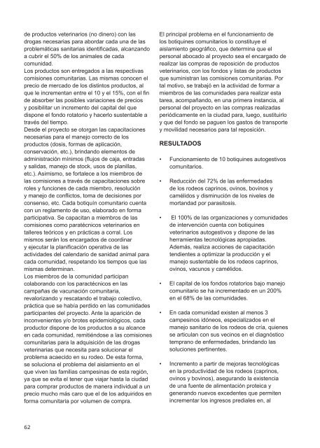 Fondos Rotatorios I - FundaciÃ³n ArgenINTA