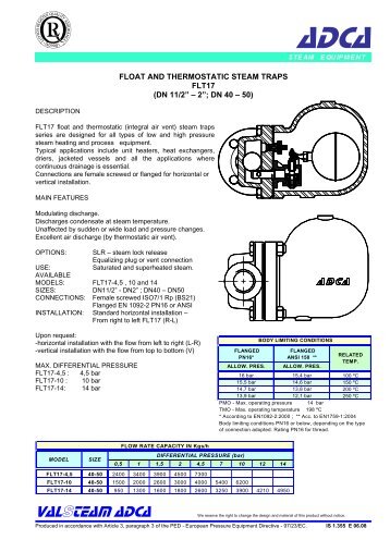 Float steam trap