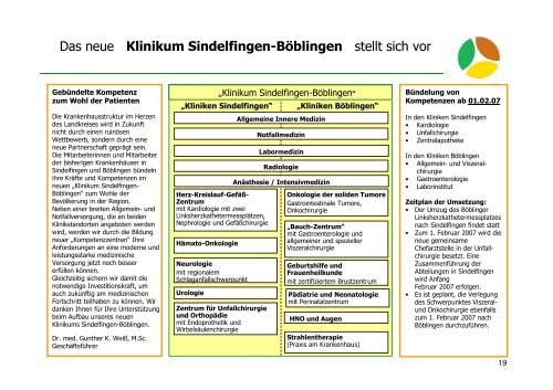 Klinikum Sindelfingen- Böblingen - Klinikverbund Südwest Gmbh