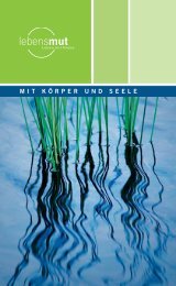 MIT KÃRPER UND SEELE - Lebensmut