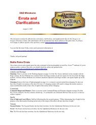 Errata & FAQ - DDM Guild