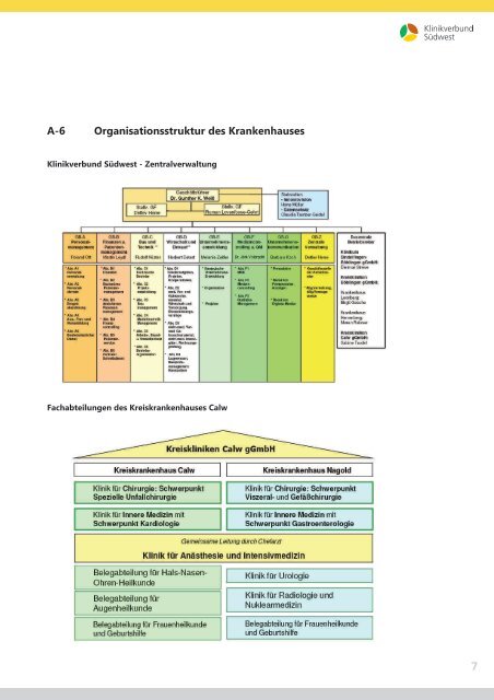 Kreiskrankenhaus Calw qualitäts - Klinikverbund Südwest Gmbh