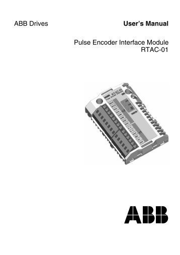 EN / RTAC-01 User's Manual - Abb