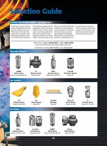 NOZZLE SELECTION GUIDE - Spraying Systems Co Sp. z o.o.