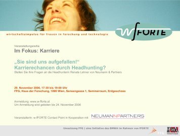 Programm - w-fFORTE