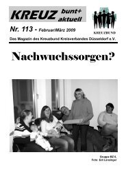 Februar / MÃ¤rz - Kreuzbund Kreisverband DÃ¼sseldorf