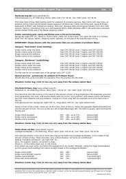 Hotels and pensions in the region Zug (selection)