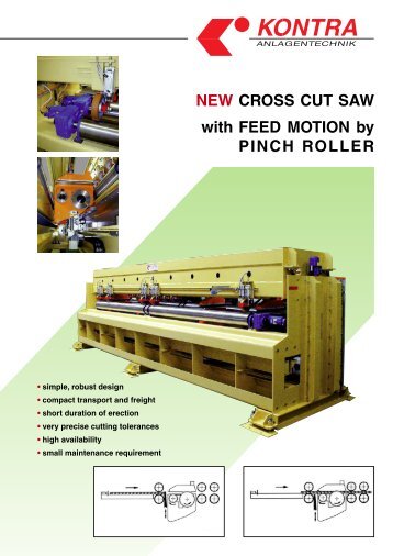 Cross Cut Saw - KONTRA Anlagentechnik GmbH