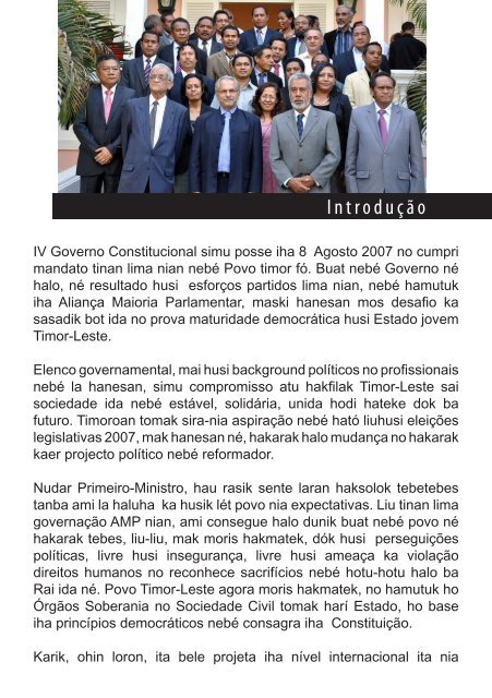 klike iha ne'e - Governo de Timor-Leste
