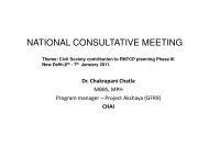 6. CHAI ppt - Partnership for TB Care and Control in India