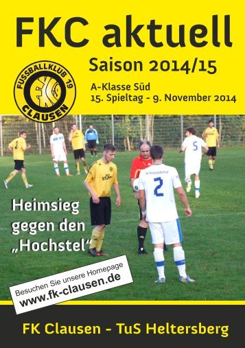 FKC Aktuell - 15. Spieltag - Saison 2014/2015