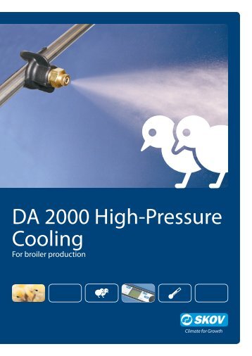 DA 2000 high-pressure cooling Poultry - Skov A/S