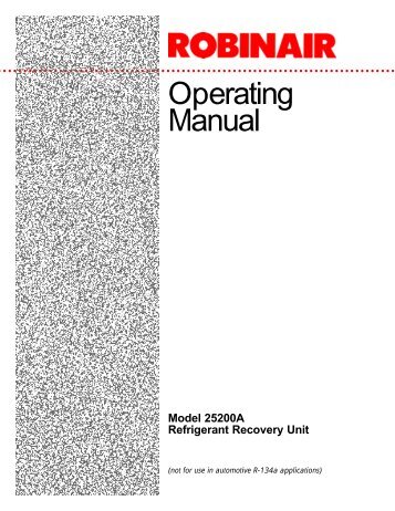 Robinair manual 17534