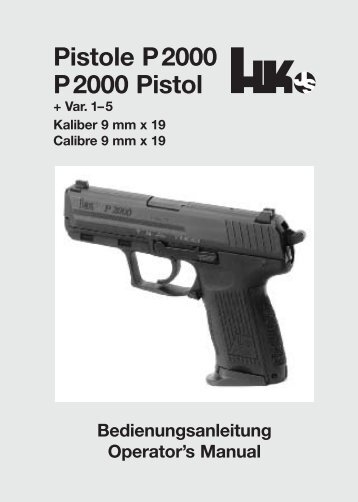 Pistole P2000 P2000 Pistol - Frankonia