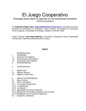 El Juego Cooperativo - VIREF - Biblioteca Virtual de Educación ...