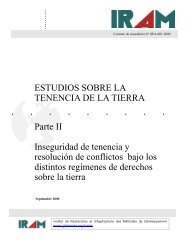 ESTUDIOS SOBRE LA TENENCIA DE LA TIERRA Parte II ... - Agter