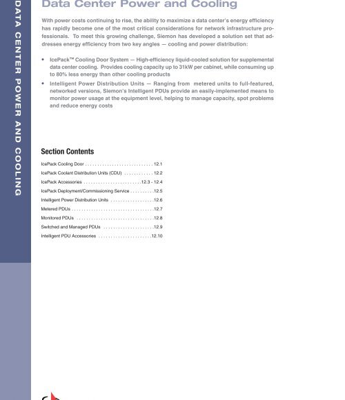 Data Center Power and Cooling