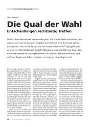 Die Qual Der Wahl Entscheidungen Rechtzeitig Treffen Competo