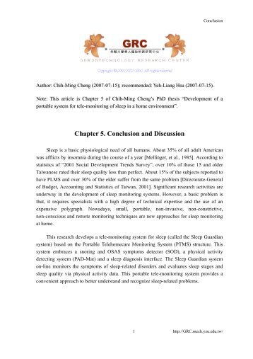 Chapter 5. Conclusion and Discussion