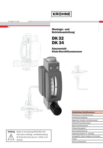 DK 32 DK 34 - Krohne