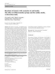 Reactions of ketones with aromatics in acid media. The effect ... - Mose