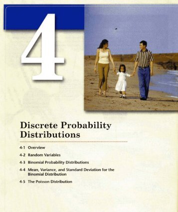 Discrete probability distributions. In: Biostatistics