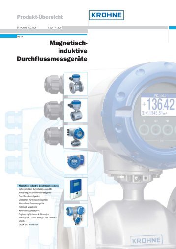 Mit der 3 x 100% Diagnose des OPTIFLUX erreichen Sie ... - Krohne