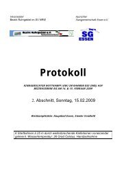 Protokoll 2. Abschnitt KW(PDF) - SG - Essen