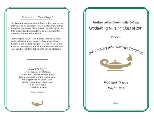 Nursing Graduates of 2011 - Raritan Valley Community College