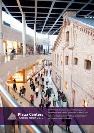 Annual report 2010 - plazacenters