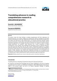 Translating advances in reading comprehension research to ...