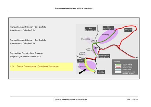 Extension du rÃ©seau ferrÃ© dans la Ville de Luxembourg ... - Rail.lu