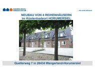 NEUBAU VON 4 REIHENHÃUSERN im KÃ¼stenbadeort ...