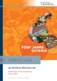 FÜNF JAHRE SOTERIA - Klinikum München-Ost