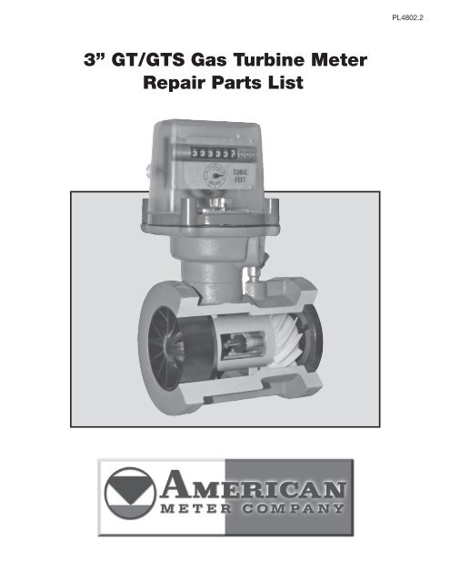 Parts List Elster American Meter