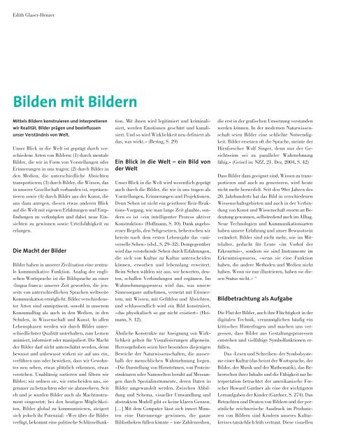 Bilden mit Bildern. kontext - kunstunterricht-projekt