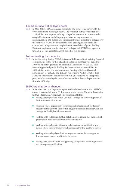 Overview of Further Education colleges (PDF | 262 ... - Audit Scotland