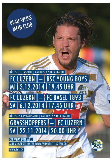 FC Luzern Matchzytig N°8 14/15 (RSL 15 Thun)