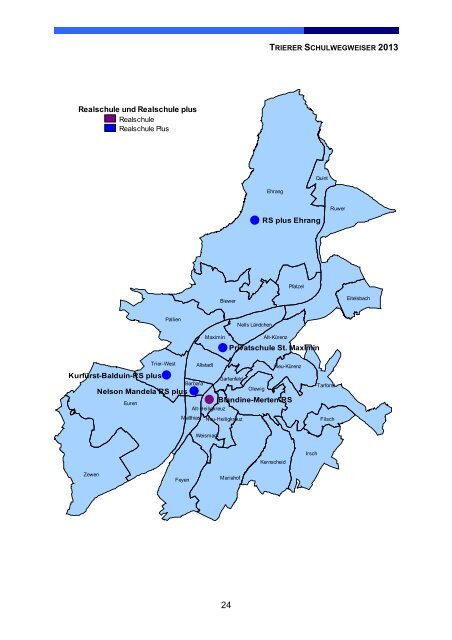 Schulwegweiser 2013 - Stadt Trier