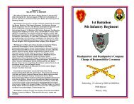 1st Battalion 5th Infantry Regiment