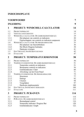 inhoudsopgave voorwoord 7 inleiding 9 1 project ... - ELEKTOR.nl