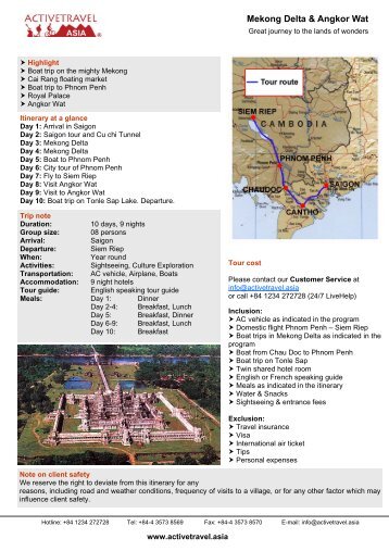 Mekong Delta & Angkor Wat - Active Travel Vietnam