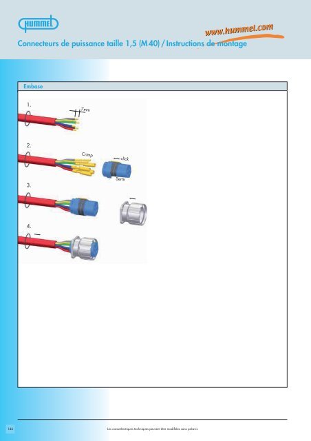 Connecteurs de commande M 23 / Boîtiers