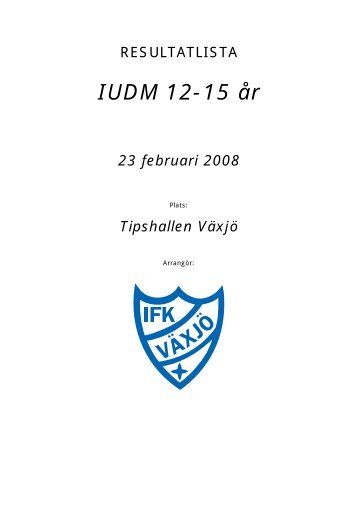 IUDM 15,14,13,12
